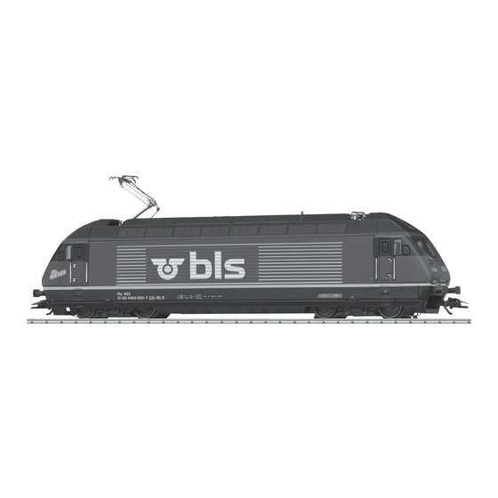 Märklin Re 465-Serie Bedienungsanleitung