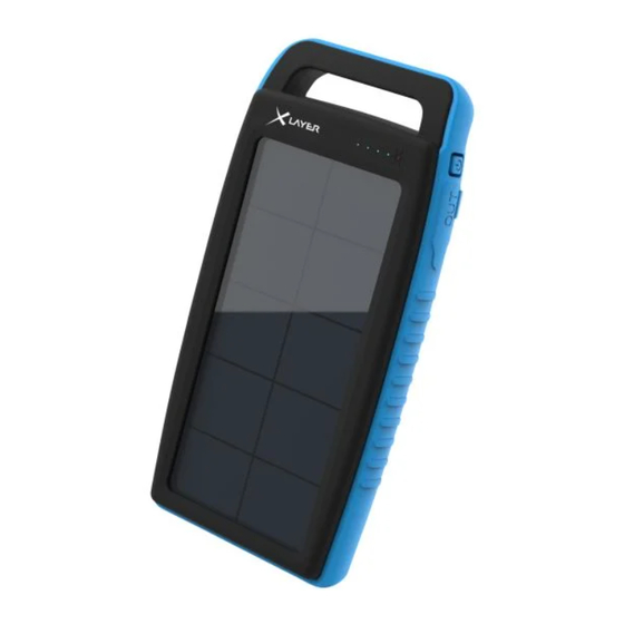 XLayer Powerbank PLUS SOLAR Gebrauchsanweisung