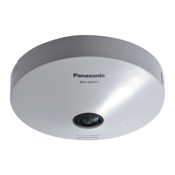 Panasonic WV-X4171 Bedienungsanleitung