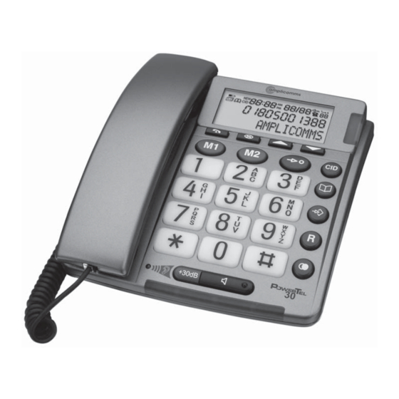 Amplicomms PowerTel 30 Bedienungsanleitung