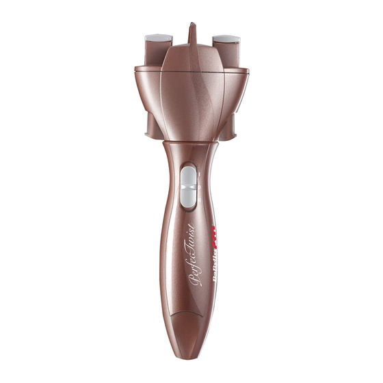 BaByliss PRO PERFECTWIST BAB1100E Handbuch