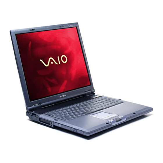 Sony Vaio PCG-GRX516SP Handbücher