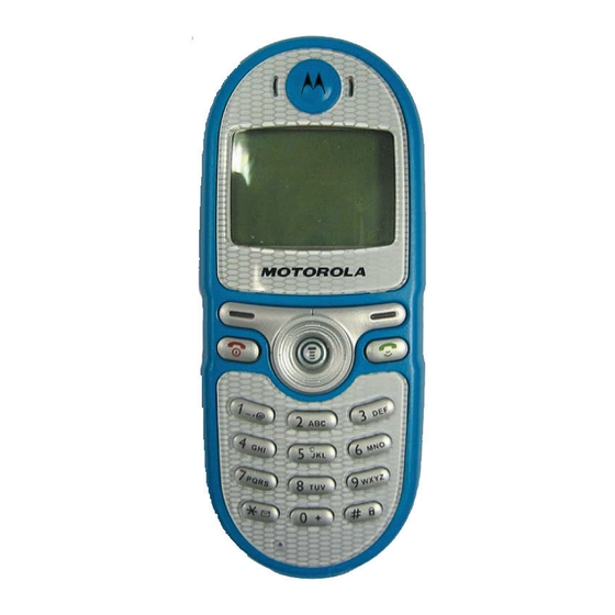 Motorola C200 Bedienungsanleitung