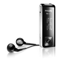 Philips GoGear SA1305 Bedienungsanleitung