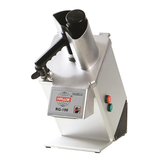 Hallde RG-100 Bedienungsanleitung
