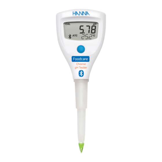 Hanna Instruments HALO2 HI9810322 Bedienungsanleitung