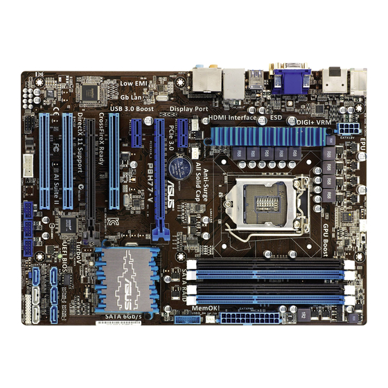 Asus P8H77-V Benutzerhandbuch