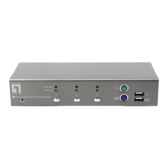 LevelOne KVM-0306 Handbuch