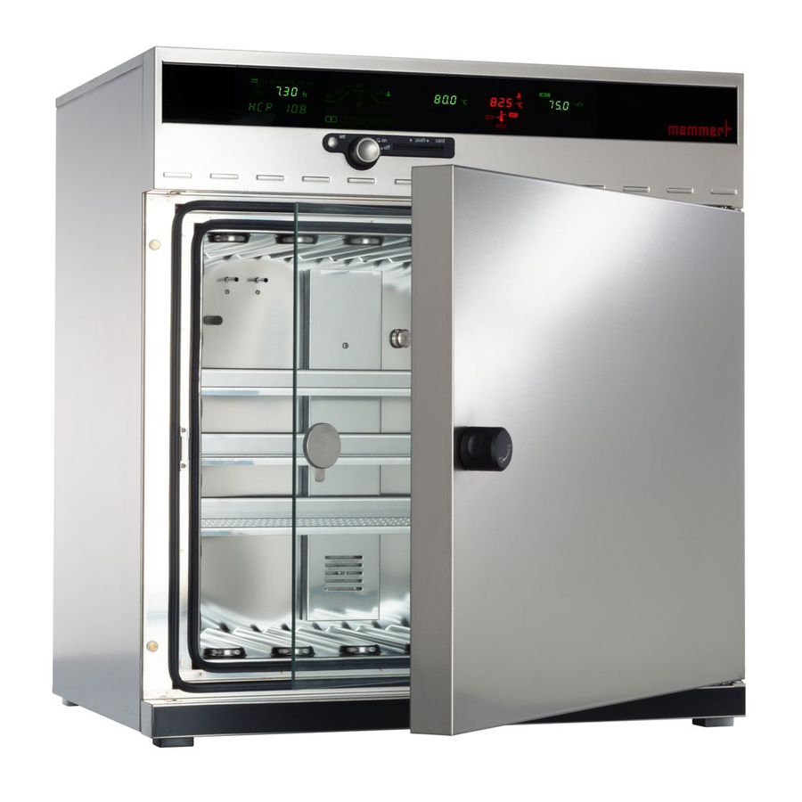 Memmert HCP 108 Betriebsanleitung