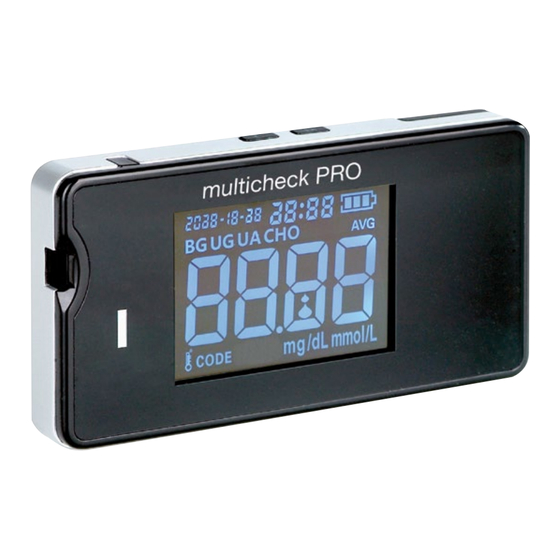 Lifetouch multicheck PRO Bedienungsanleitung