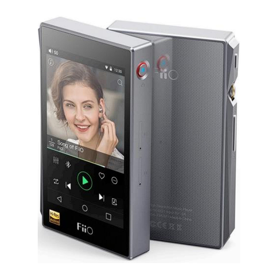 Fiio X5 Benutzerhandbuch