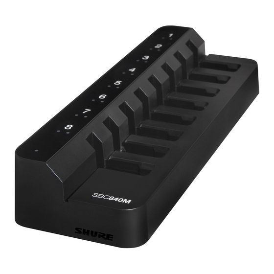 Shure SBC840M Handbuch