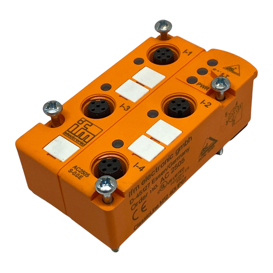 IFM Electronic AS-interface AC2501 Montageanleitung