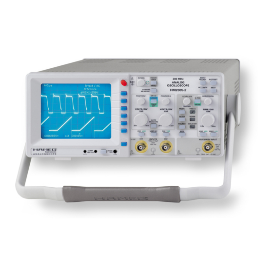 Hameg HM2005-2 Handbuch