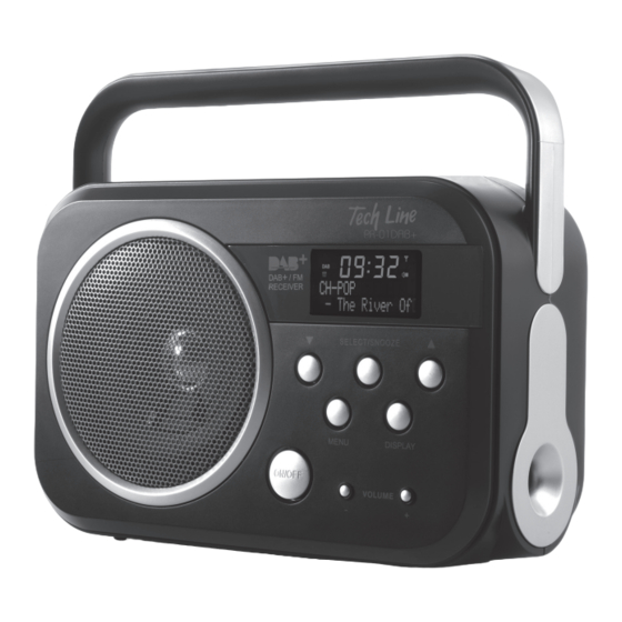 Tech Line PR-01DAB+ Bedienungsanleitung