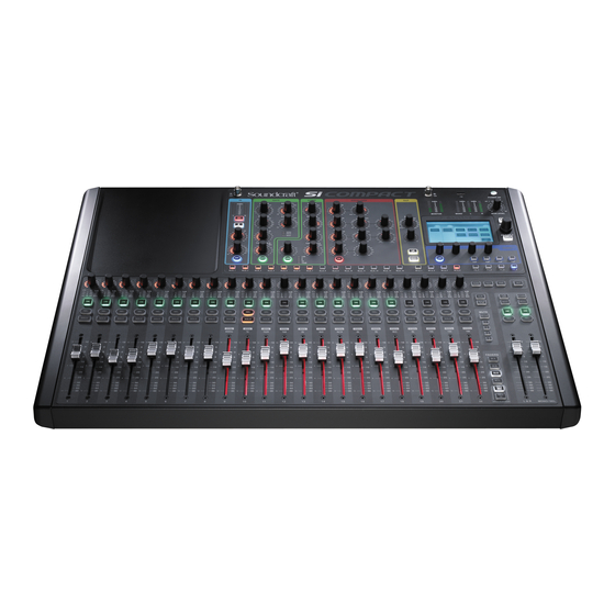 SoundCraft Si Compact Bedienungsanleitung