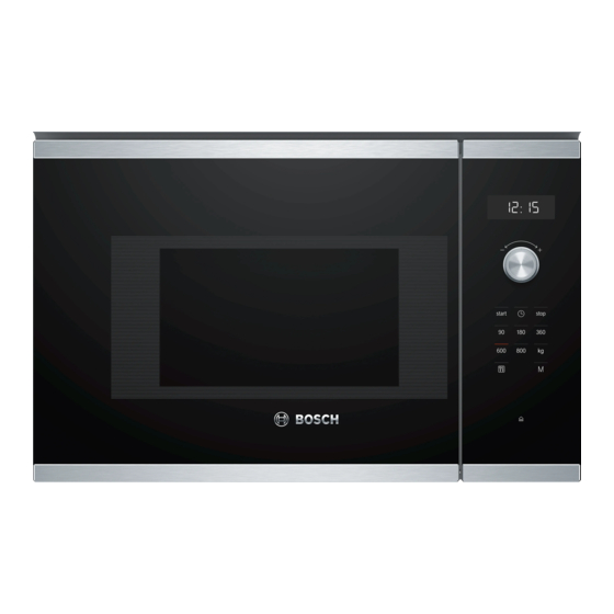 Bosch BFL523M 1 Serie Gebrauchs- Und Montageanleitung