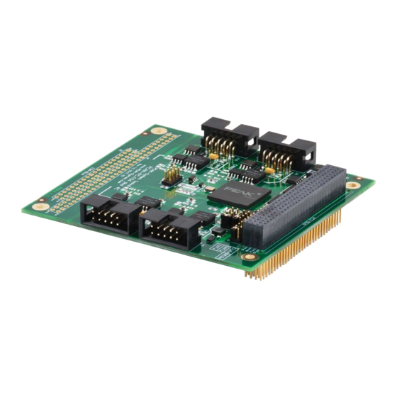 Peak PCAN-PC/104-Plus Quad Benutzerhandbuch
