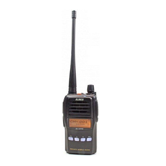 Alinco DJ-A446 Bedienungsanleitung