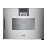 Gaggenau BSP2601.1 Gebrauchs- Und Montageanleitung