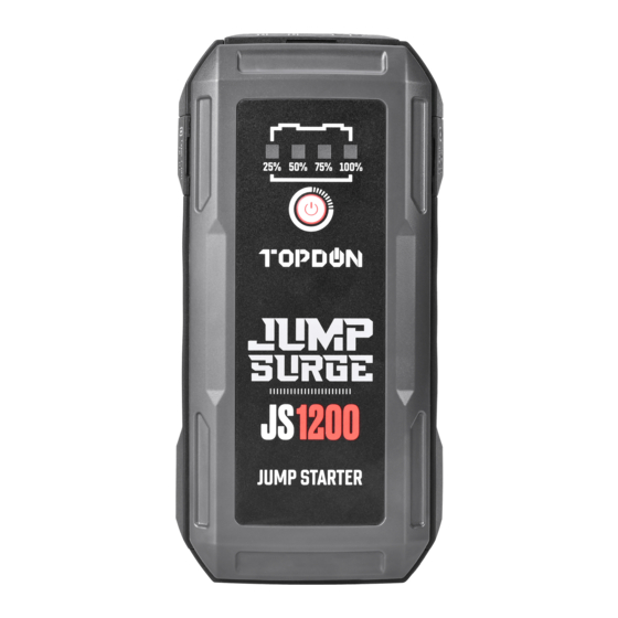 Topdon JUMPSURGE1200 Bedienungsanleitung
