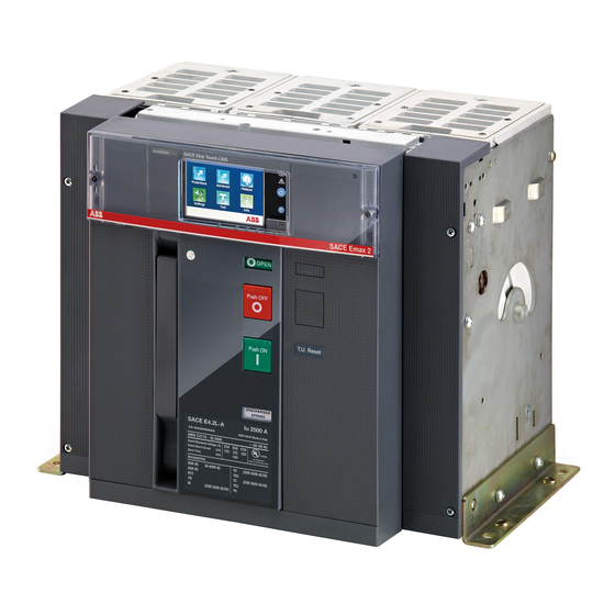 ABB SACE Emax 2 Bedienungsanleitung
