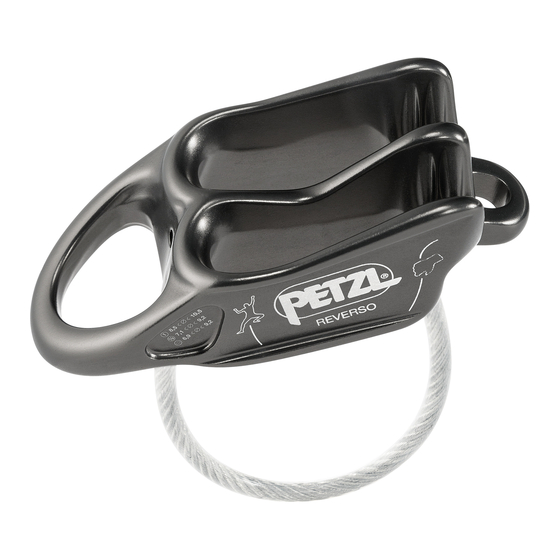 PETZL REVERSO Gebrauchsanweisung