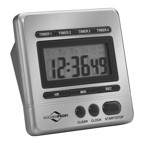 Küchenprofi 4 TIME Bedienungsanleitung