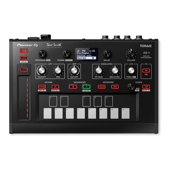 PIONEER DJ TORAIZ AS-1 Bedienungsanleitung