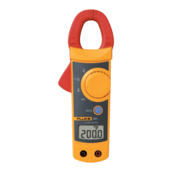 Fluke 321 Instruktion