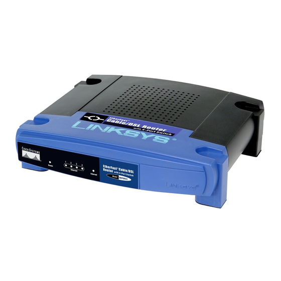 Linksys EtherFast BEFSR41 Kurzanleitung