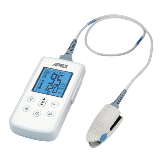 Apex Medical Pulse Oximeter Bedienungsanleitung