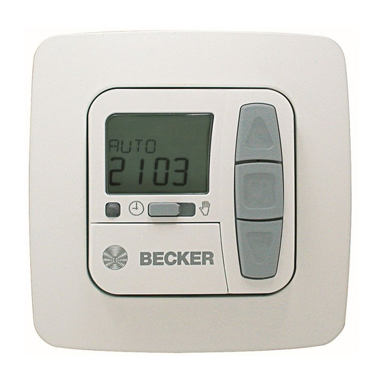 Becker ronic TimeControl Montageanleitung Und Bedienungsanleitung