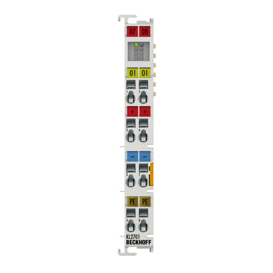 Beckhoff KL27 2 Serie Handbücher