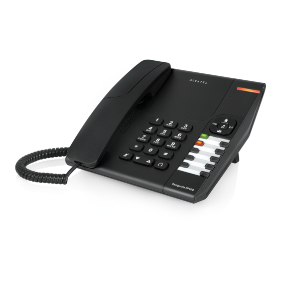 Alcatel Temporis IP100 Kurzanleitung