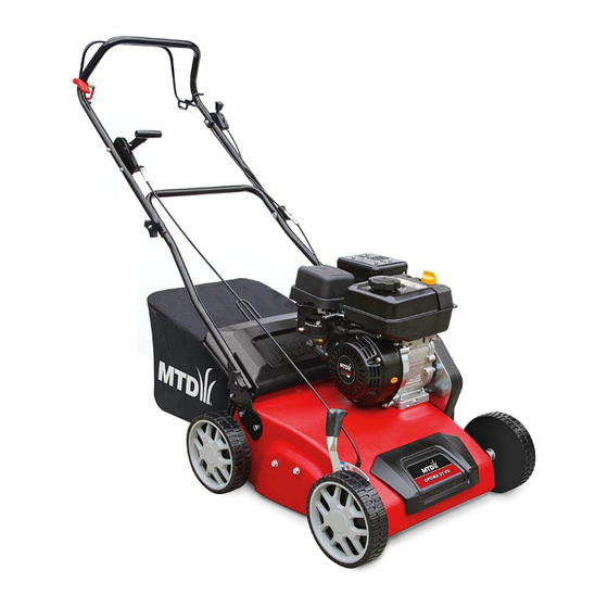 MTD Optima 35 VO Bedienungsanleitung