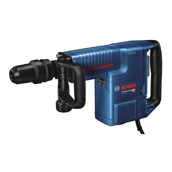 Bosch GSH 11 E Reparaturanleitung