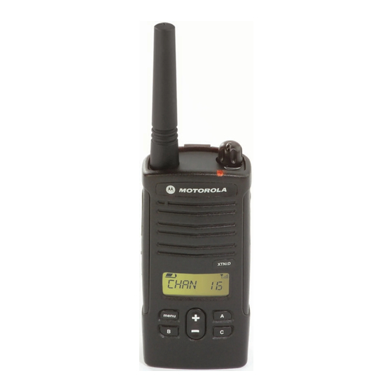 Motorola XTNiD Benutzerhandbuch