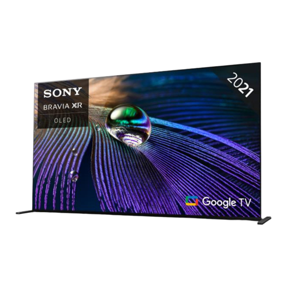 Sony BRAVIA XR83A9 J-Serie Einrichtungshandbuch