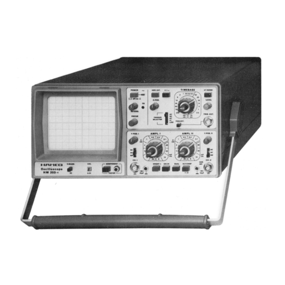 Hameg HM 203 Bedienungsanleitung