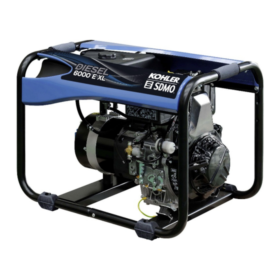 Kohler DIESEL 6500 TE XL C5 Benutzer- Und Wartungshandbuch