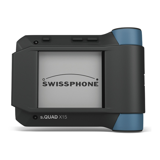 SwissPhone s.QUAD X15 Bedienungsanleitung