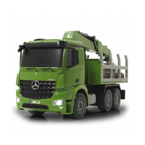 Jamara Holztransporter Mercedes-Benz Arocs Gebrauchsanleitung