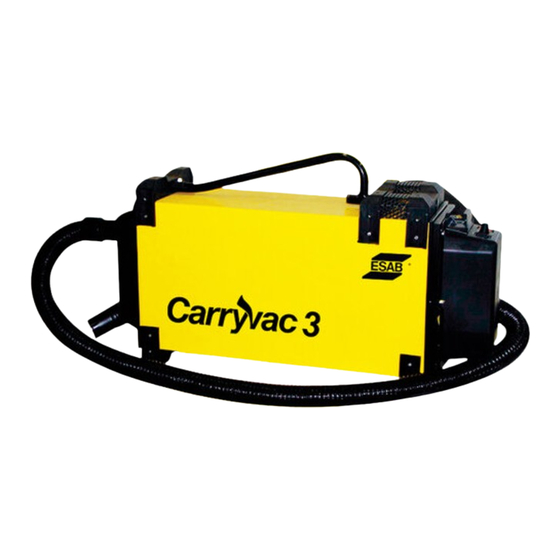 ESAB CarryVac 3 Betriebsanweisung