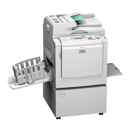Ricoh DX 2330 Bedienungsanleitung