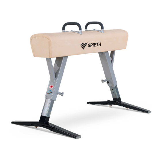 SPIETH Gymnastics 1406104 Produktinformation, Aufbau- Und Gebrauchsanleitung