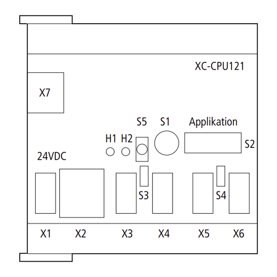 Eaton XC-CPU121-2C256K Montageanweisung