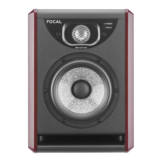 Focal ST6 SOLO6 Gebrauchsanleitung