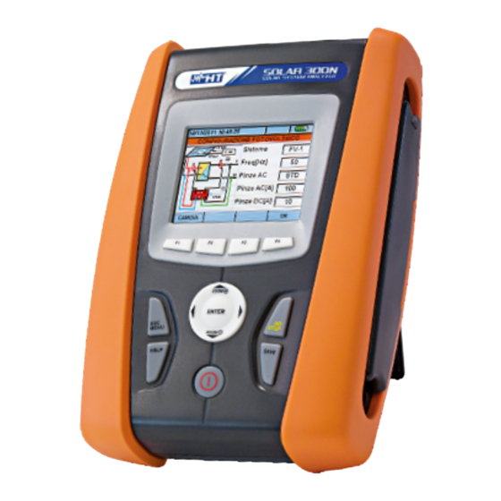HT Instruments SOLAR300N Betriebsanleitung