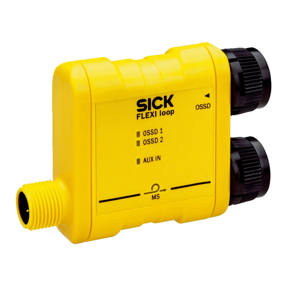 SICK Flexi Loop Betriebsanleitung